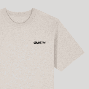 Heavy oversized unisex T-shirt Sharp-Go Natural Voorkant Zoom