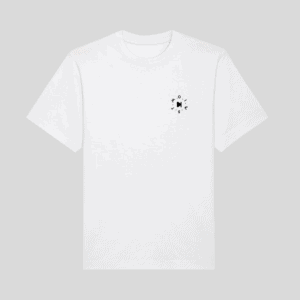 Heavy oversized unisex T-shirt The Ride-Going Nowhere White Voorkant