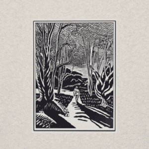 Heavy oversized unisex T-shirt Nucia-Forest Natural Achterkant Zoom